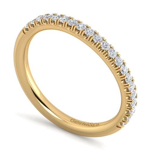 14K Yellow Gold Matching Wedding Band