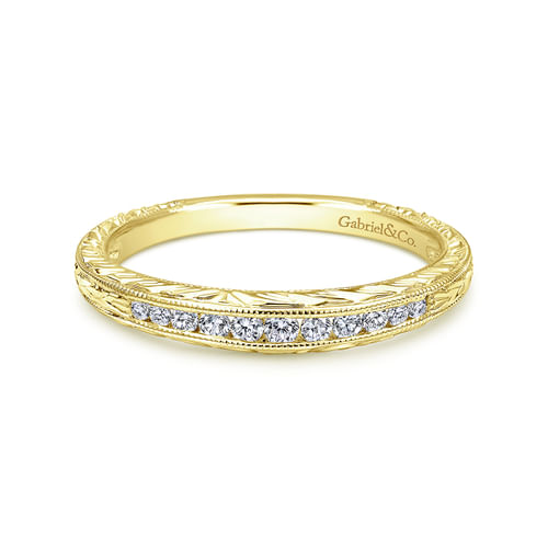 14K Yellow Gold Matching Wedding Band