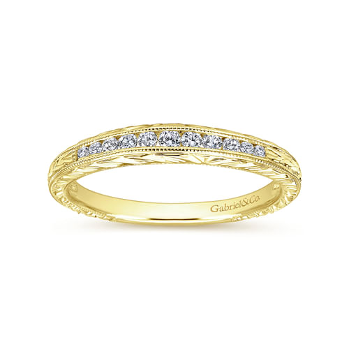 14K Yellow Gold Matching Wedding Band