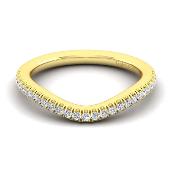 Gabriel - 14K Yellow Gold Matching Wedding Band