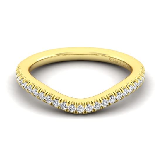 Gabriel - 14K Yellow Gold Matching Wedding Band