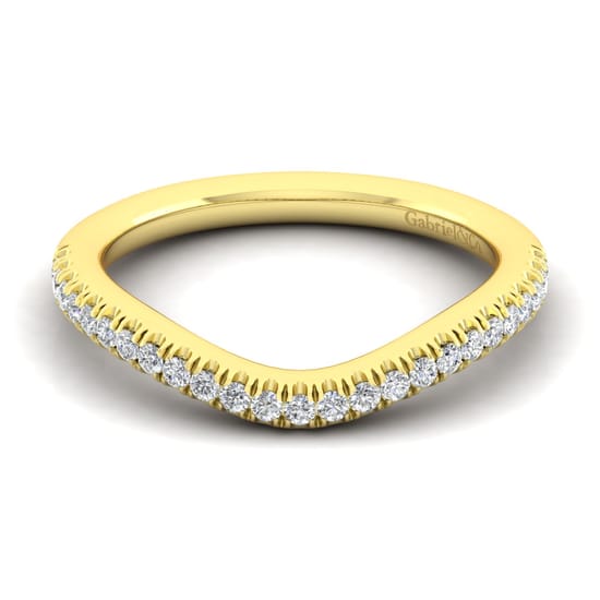 Gabriel - 14K Yellow Gold Matching Wedding Band