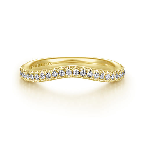 14K Yellow Gold Matching Wedding Band
