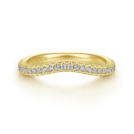 Gabriel - 14K Yellow Gold Matching Wedding Band