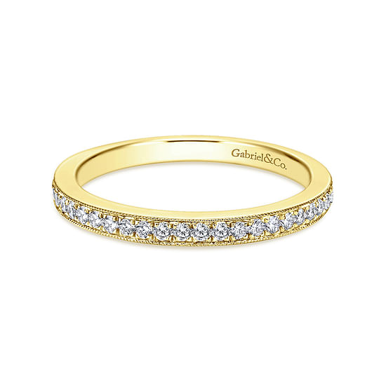 Gabriel - 14K Yellow Gold Matching Wedding Band