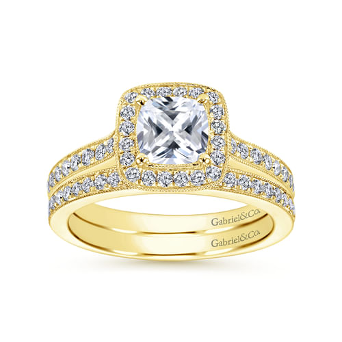14K Yellow Gold Matching Wedding Band