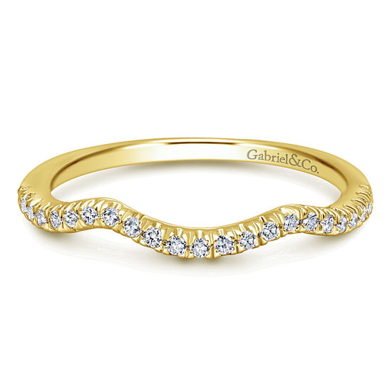 Gabriel - 14K Yellow Gold Matching Wedding Band