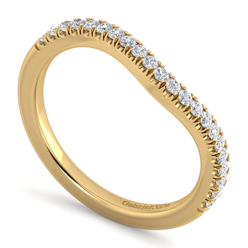 14K Yellow Gold Matching Wedding Band