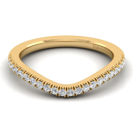 Gabriel - 14K Yellow Gold Matching Wedding Band
