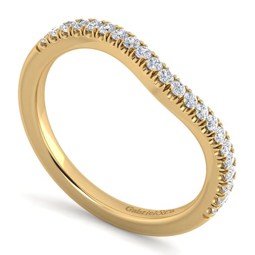 14K Yellow Gold Matching Wedding Band