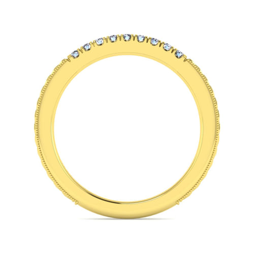 14K Yellow Gold Matching Wedding Band