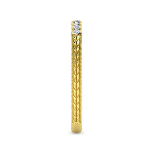 14K Yellow Gold Matching Wedding Band