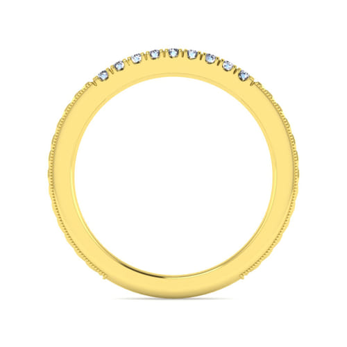 14K Yellow Gold Matching Wedding Band
