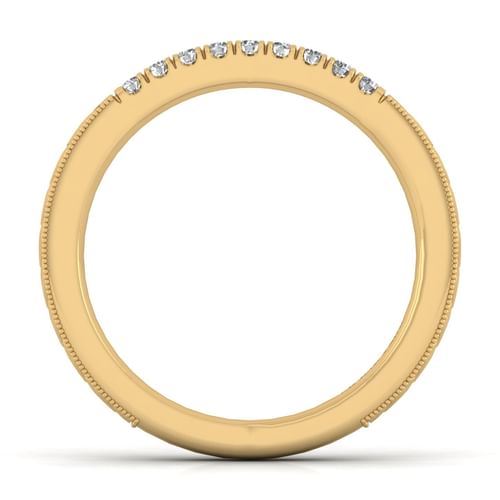 14K Yellow Gold Matching Wedding Band