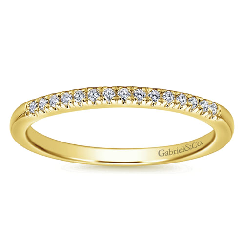 14K Yellow Gold Matching Wedding Band