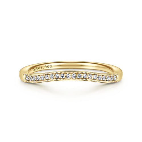 14K Yellow Gold Matching Wedding Band