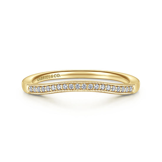 Gabriel - 14K Yellow Gold Matching Wedding Band