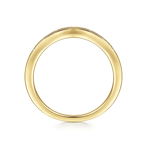 14K Yellow Gold Matching Wedding Band