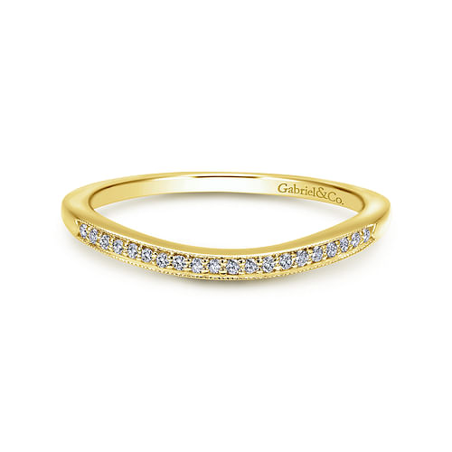 14K Yellow Gold Matching Wedding Band