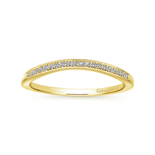 14K Yellow Gold Matching Wedding Band