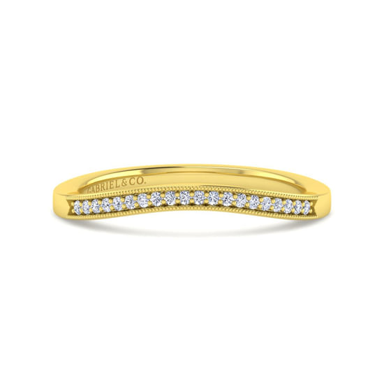 Gabriel - 14K Yellow Gold Matching Wedding Band