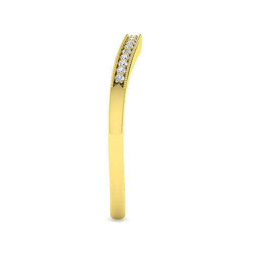 14K Yellow Gold Matching Wedding Band