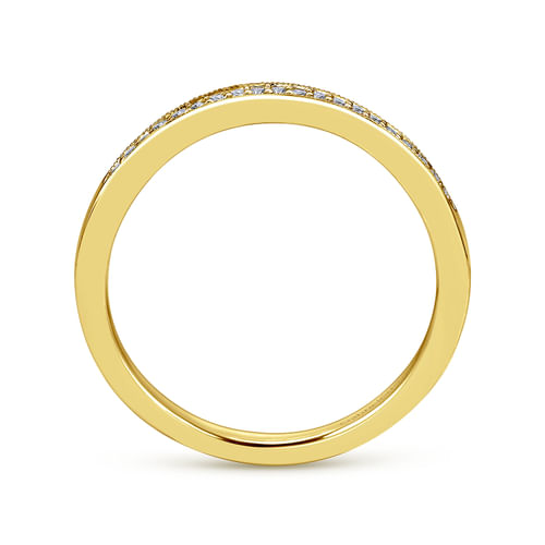 14K Yellow Gold Matching Wedding Band