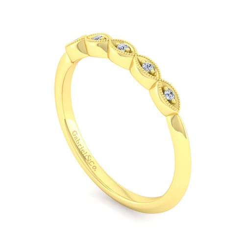14K Yellow Gold Matching Wedding Band