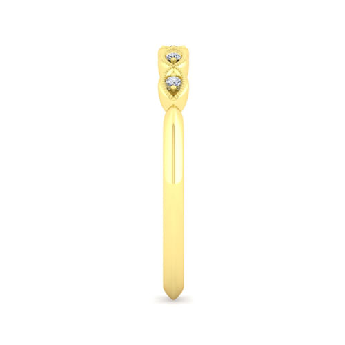 14K Yellow Gold Matching Wedding Band