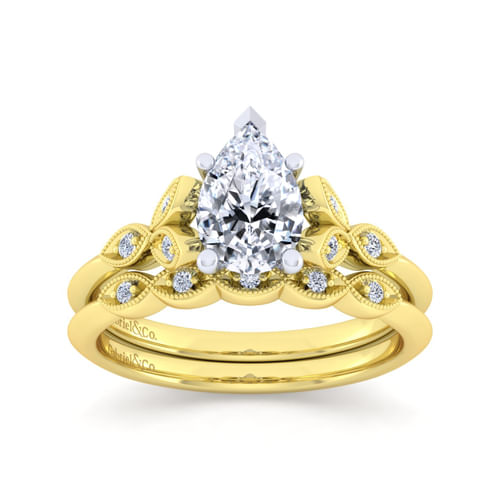 14K Yellow Gold Matching Wedding Band