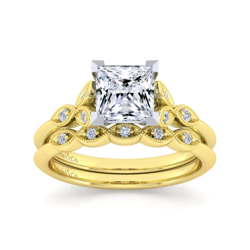 14K Yellow Gold Matching Wedding Band