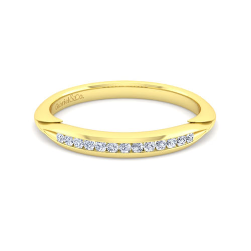 14K Yellow Gold Matching Wedding Band