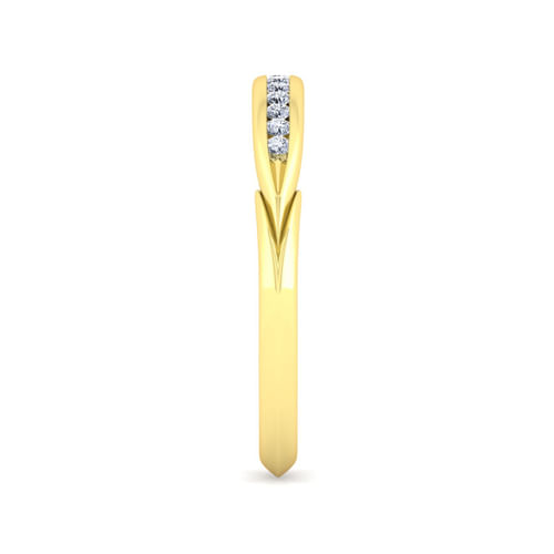 14K Yellow Gold Matching Wedding Band