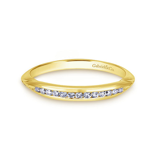 14K Yellow Gold Matching Wedding Band