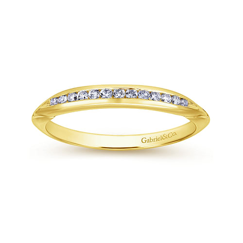 14K Yellow Gold Matching Wedding Band