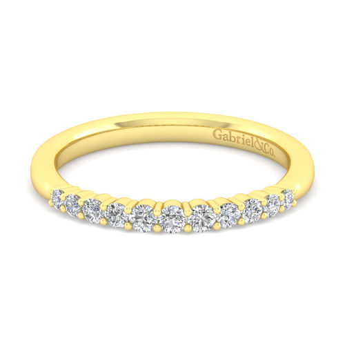 14K Yellow Gold Matching Wedding Band