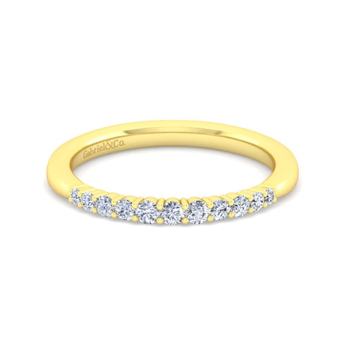 14K Yellow Gold Matching Wedding Band