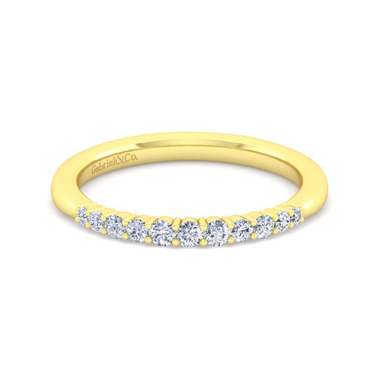Gabriel - 14K Yellow Gold Matching Wedding Band