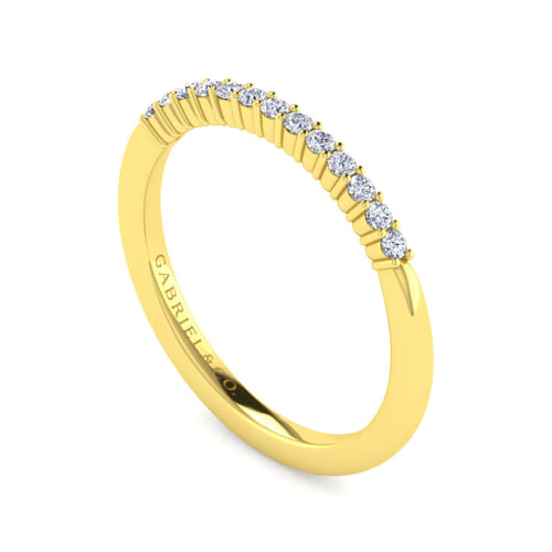 14K Yellow Gold Matching Wedding Band