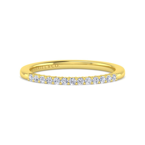 14K Yellow Gold Matching Wedding Band