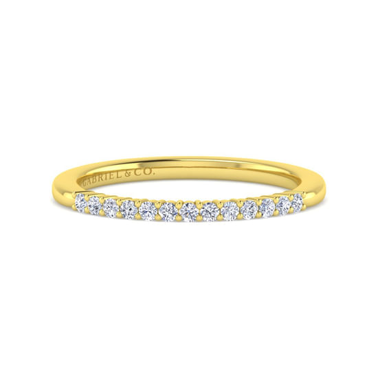 Gabriel - 14K Yellow Gold Matching Wedding Band