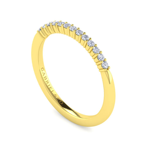 14K Yellow Gold Matching Wedding Band