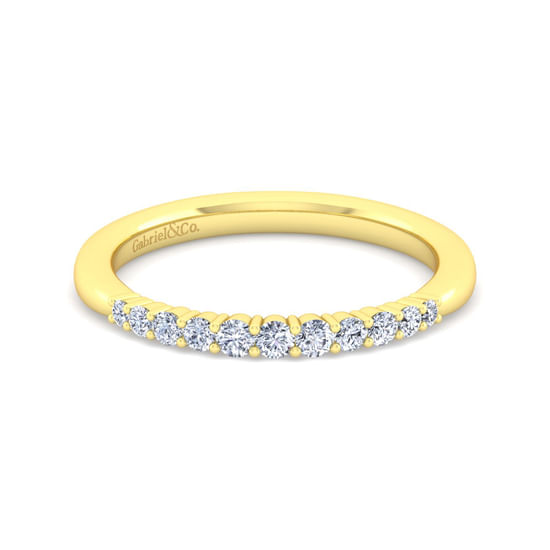 Gabriel - 14K Yellow Gold Matching Wedding Band