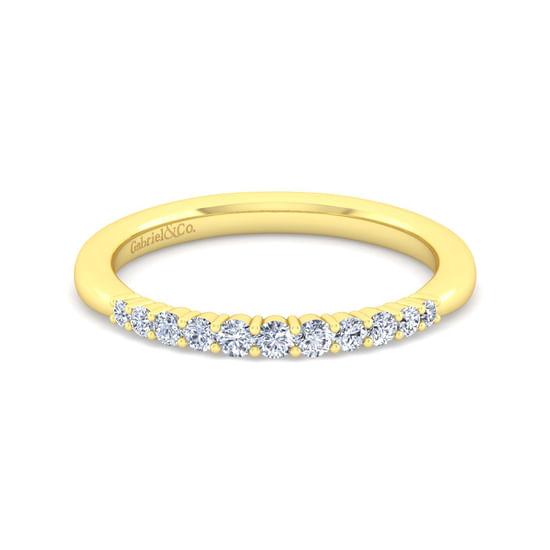 Gabriel - 14K Yellow Gold Matching Wedding Band
