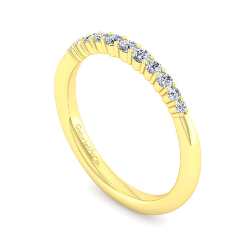14K Yellow Gold Matching Wedding Band