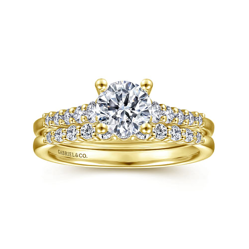 14K Yellow Gold Matching Wedding Band