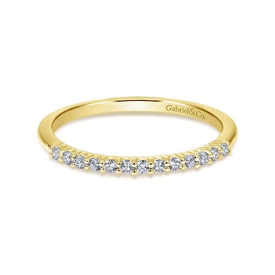 Gabriel - 14K Yellow Gold Matching Wedding Band