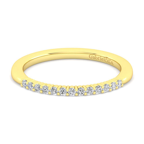 14K Yellow Gold Matching Wedding Band