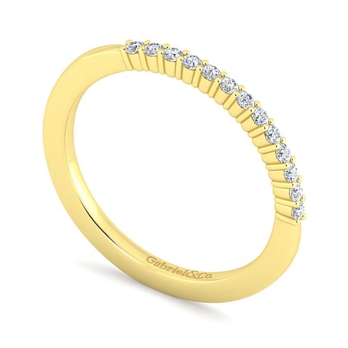 14K Yellow Gold Matching Wedding Band