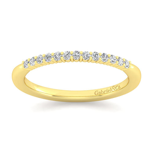 14K Yellow Gold Matching Wedding Band